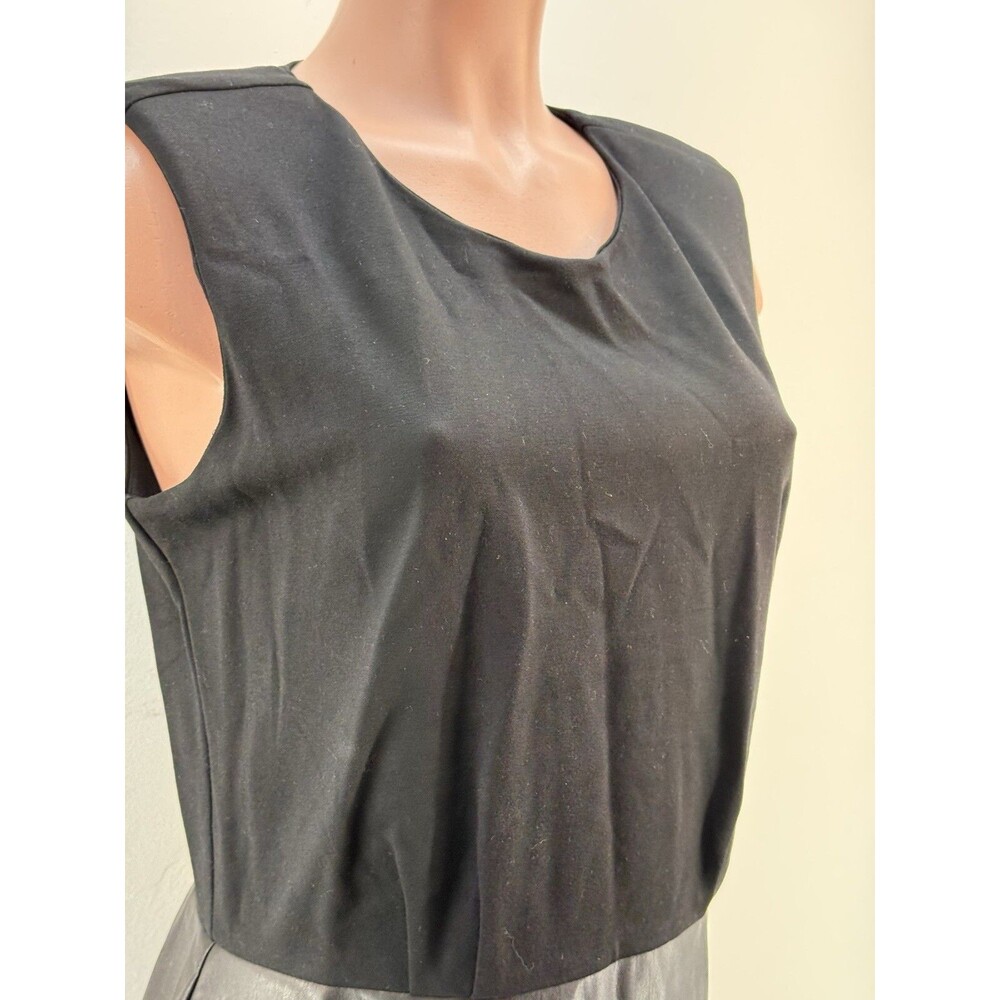 Cato Women Midi Dress Size 12 Sleeveless Round Neck Black - Picture 6 of 11